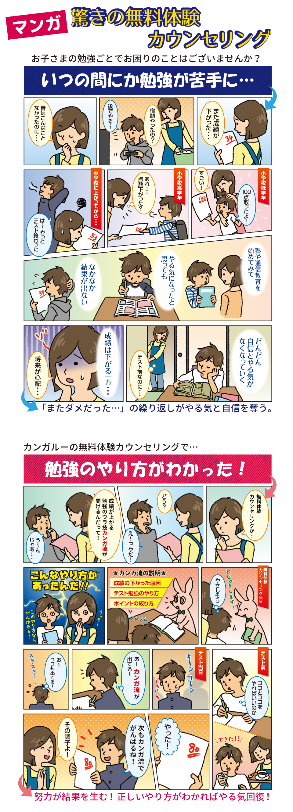 マンガ　おためし授業